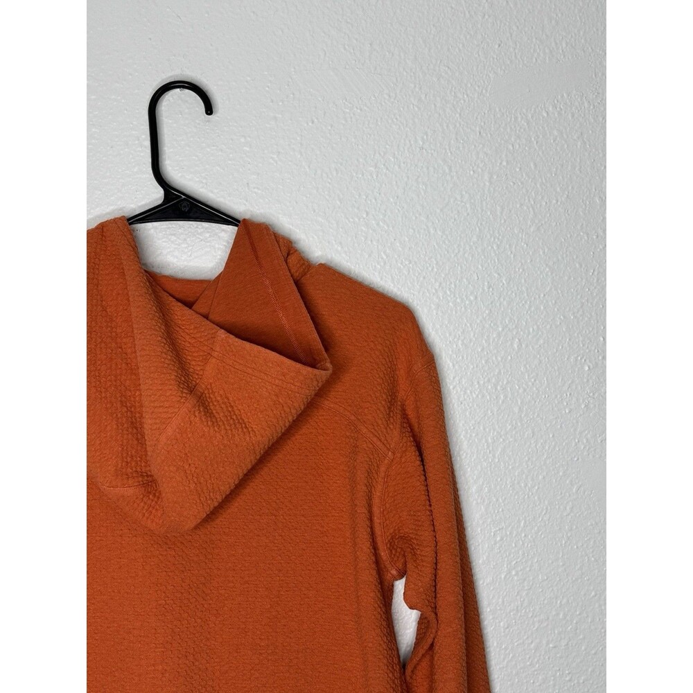 Lululemon All Yours Hoodie Sweater Womens 4 Orange Bubble Dot Pullover Stretch - Picture 10 of 16